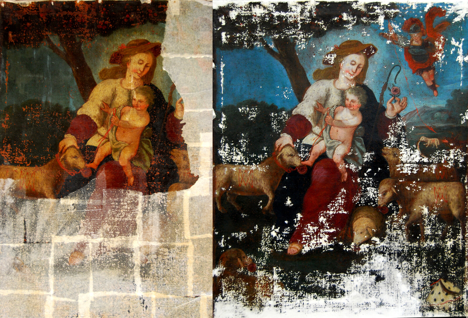 Restauración de pintura sobre lienzo y tabla — Balder Arte y Restauración, Zaragoza