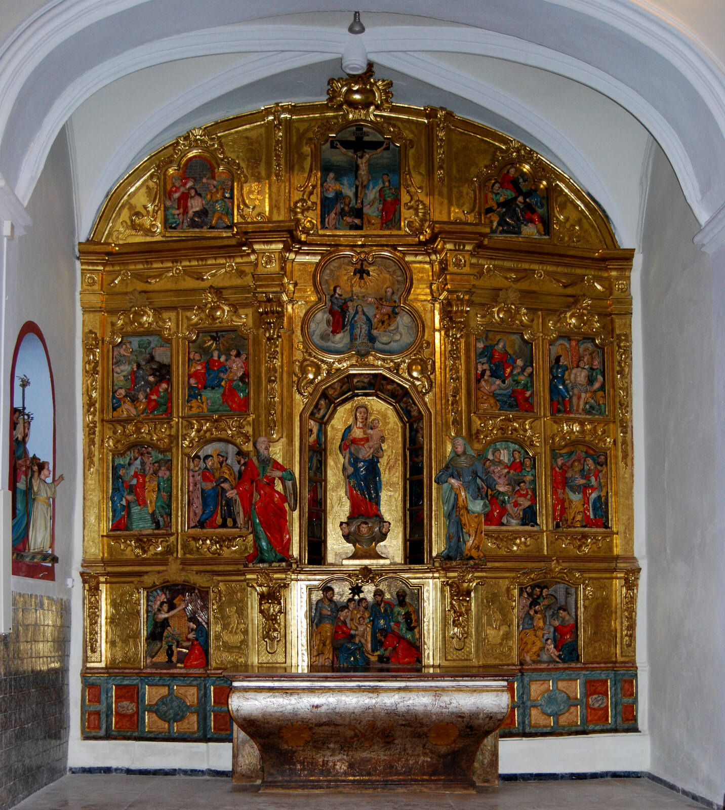 Restauración de retablo — Balder Arte y Restauración, Zaragoza